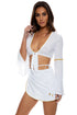 Luli Fama Luli Chic Bell Sleeve Crop Top